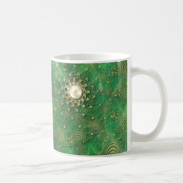 De Café Caneca Sob o Mar Esmeralda (Direita)
