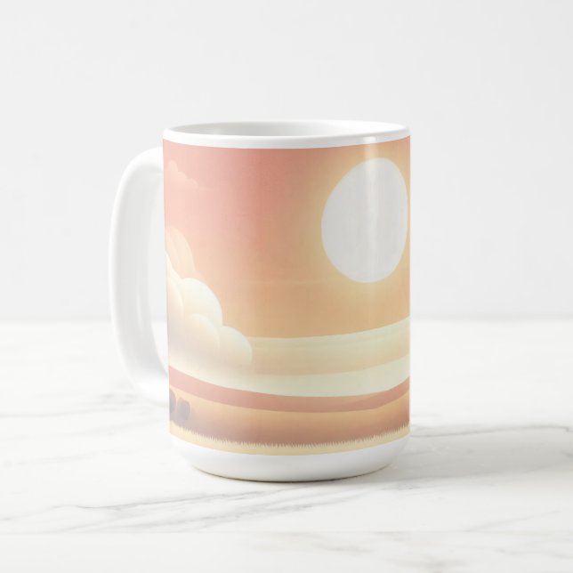 De Café Caneca Sol Sonhador (Frente Esquerda)