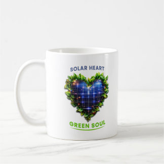 De Café Caneca Solarpunk Coração Solar Alma Verde