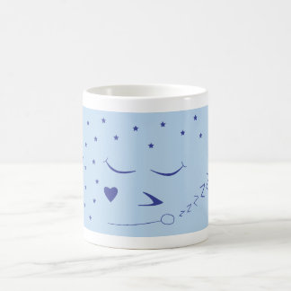 De Café Caneca sonolento da cara
