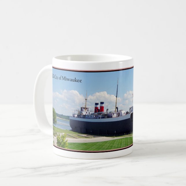 De Café caneca SS City of Milwaukee (Frente Esquerda)