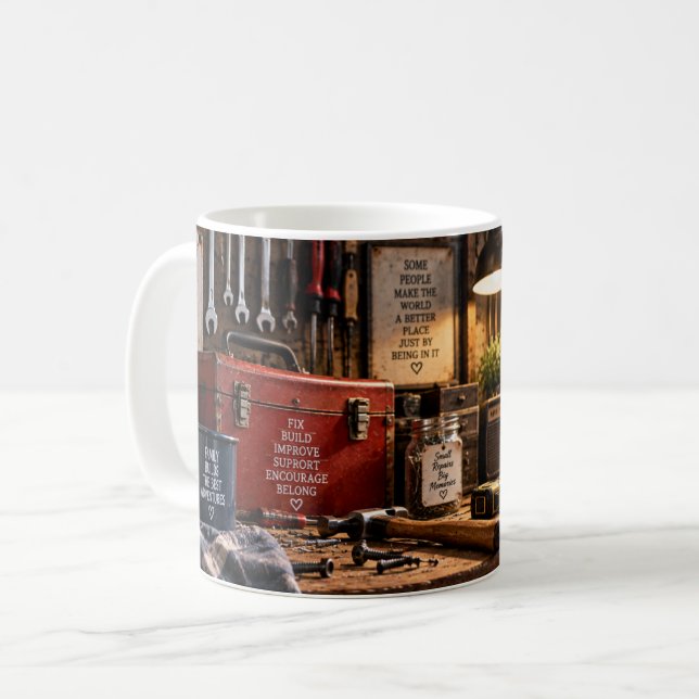 De Café Caneca Stepdad Mais do que um Padrasto (Frente Esquerda)