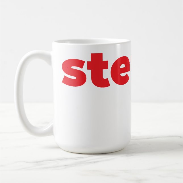De Café Caneca Steups - Vermelha (Esquerda)