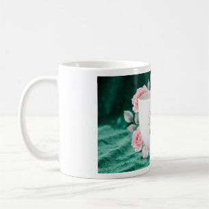 De Café Caneca Sticker Book   Floral Esmeralda Dourada Caf