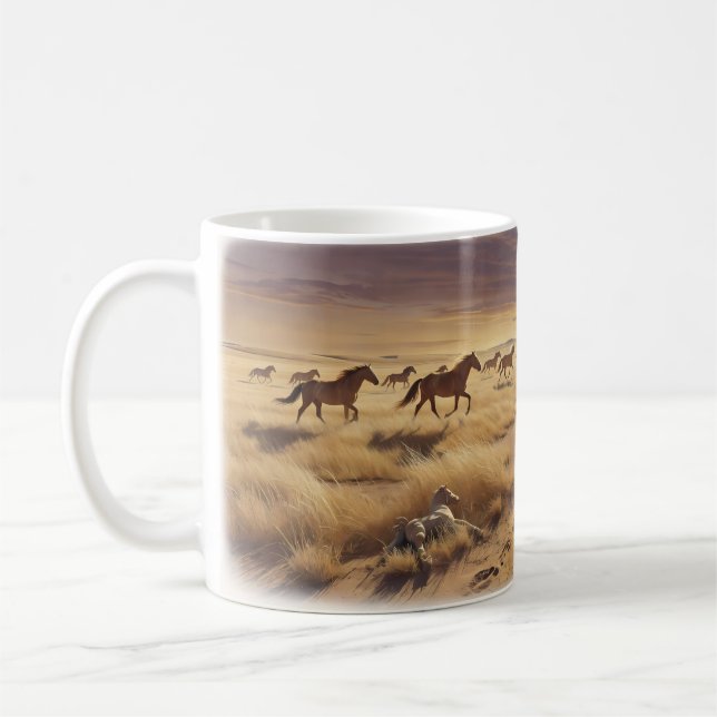 De Café Caneca Sunset da Pradaria Selvagem Duas Almas Junt (Esquerda)