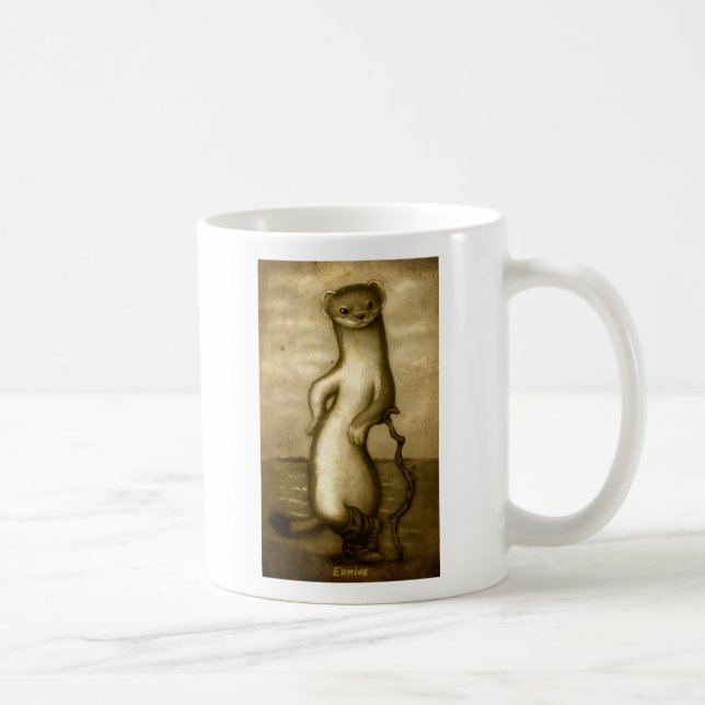 De Café Caneca Surly do arminho (Direita)