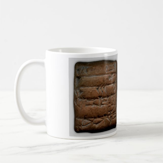 De Café Caneca - tabuleta Cuneiform (Esquerda)