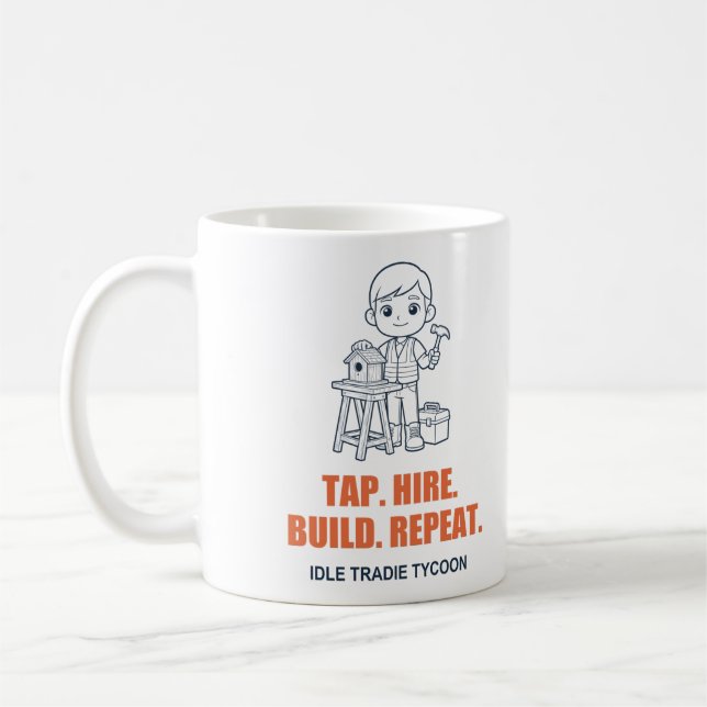 De Café Caneca Tap Hire Build Repeat Tradie (Esquerda)
