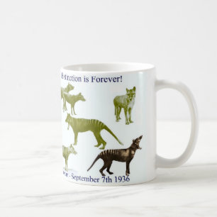 De Café Caneca tasmaniana do Thylacine do tigre