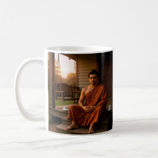 De Café Caneca Tempo Tranquilo Com Buda