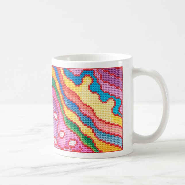 De Café Caneca Tipsy do arco-íris (Direita)