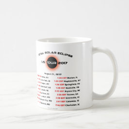 De Café Caneca total da excursão 2017 dos E.U. do eclipse