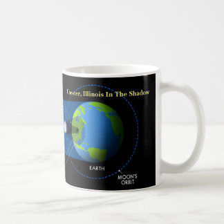 De Café Caneca total do eclipse solar para Chester,