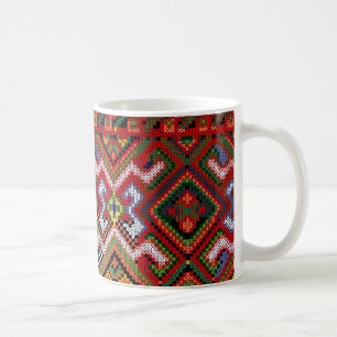 De Café Caneca transversal ucraniana da páscoa do bordado