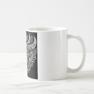 De Café caneca tribal estranha