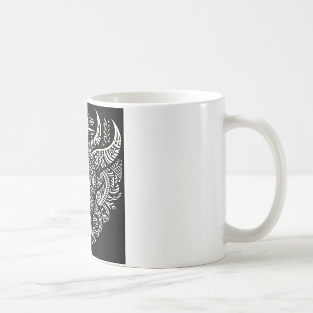 De Café caneca tribal estranha (Direita)