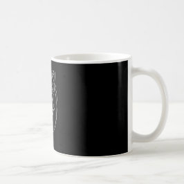 De Café Caneca triste da menina no preto