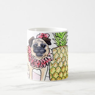 De Café Caneca tropical do Pug