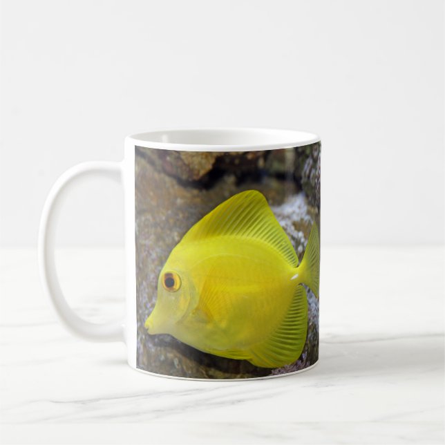De Café caneca tropical dos peixes (Esquerda)