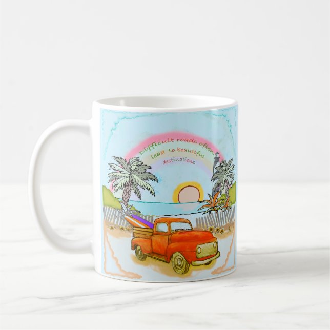 De Café Caneca Truck Surfer  Farol (Esquerda)