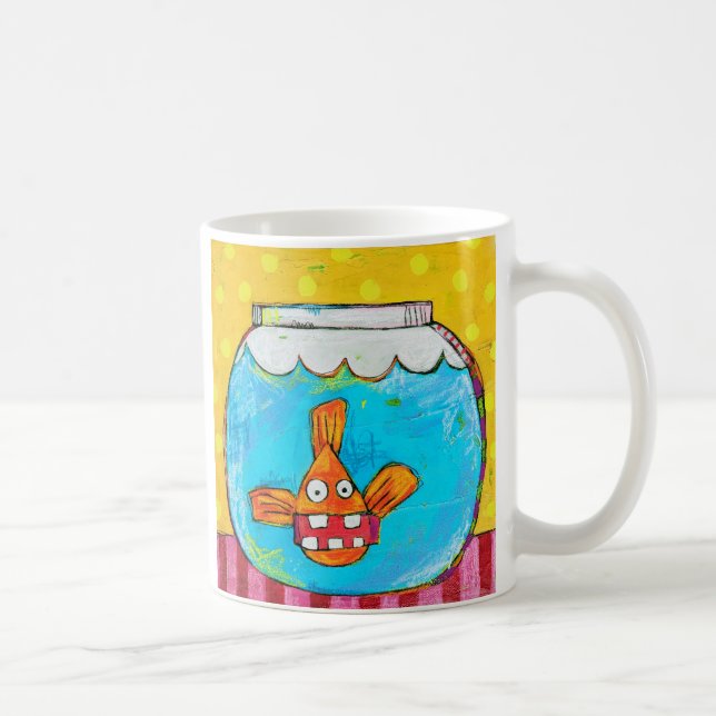 De Café Caneca Unhinged do peixe dourado (Direita)