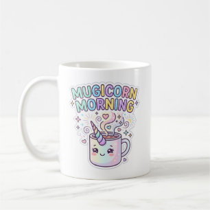 De Café Caneca Unicórnio Manhã Design Gráfico Zazzle Des