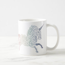 De Café Caneca Unicórnio Palavra Mundial