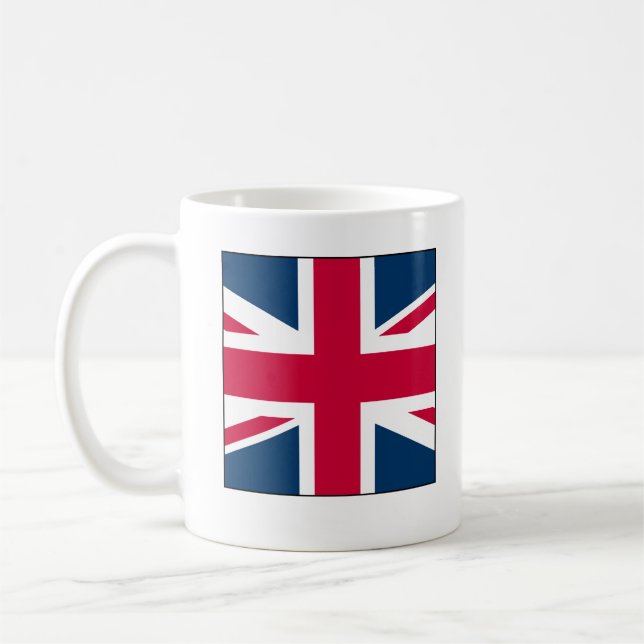 De Café Caneca Union Jack com grande design quadrado  (Esquerda)