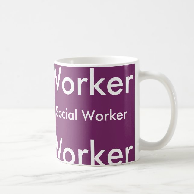 De Café Caneca unisex do assistente social (Direita)