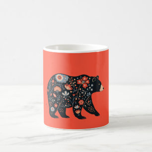 De Café Caneca Urso Arte Popular