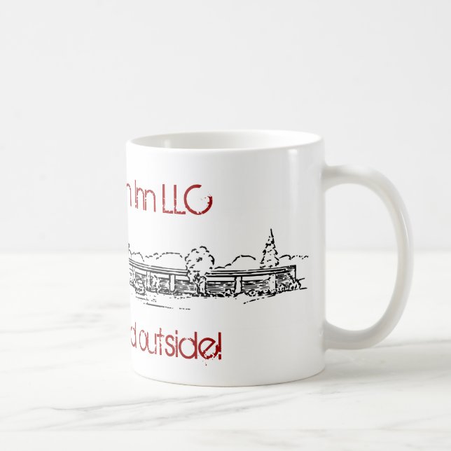 De Café caneca usonian do logotipo (Direita)