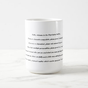 De Café Caneca V da saúde mental