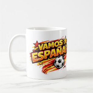 De Café Caneca VAMOS ESPANA Pé no Futebol Patriótico Esp