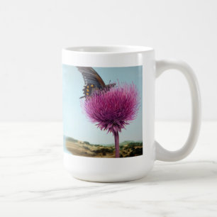 De Café Caneca vazia do cardo (psta sua informação sobre