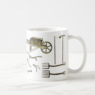 De Café Caneca velha das ferramentas