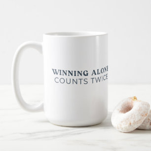 De Café Caneca Vencer Sozinho Conta Duas Vezes