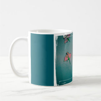 De Café caneca verde