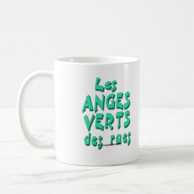 De Café Caneca verde do anjo (Esquerda)