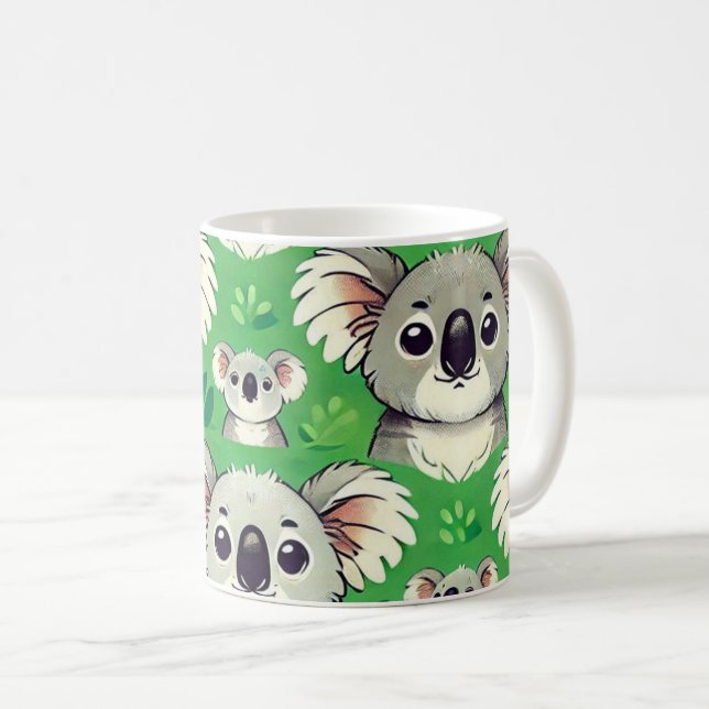 De Café Caneca verde-koala (Frente Esquerda)