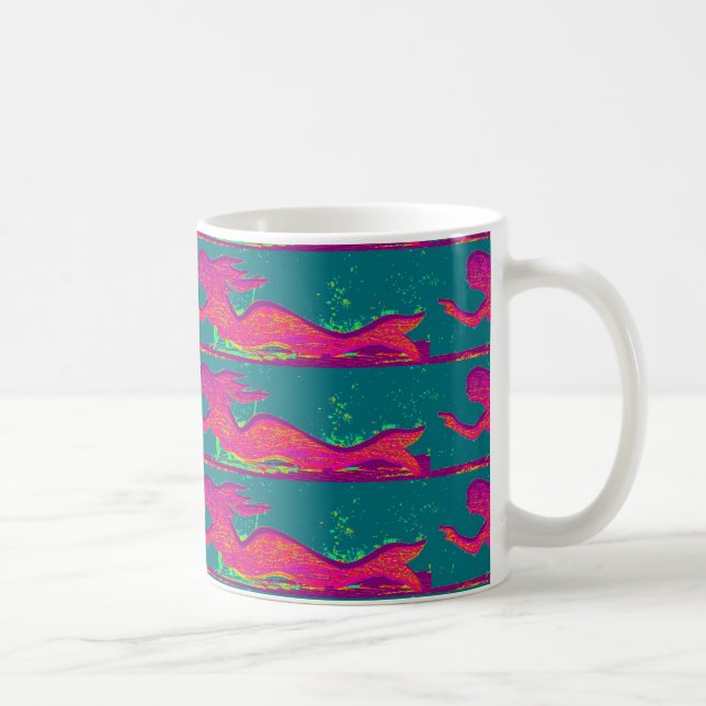 De Café caneca vermelha (Direita)