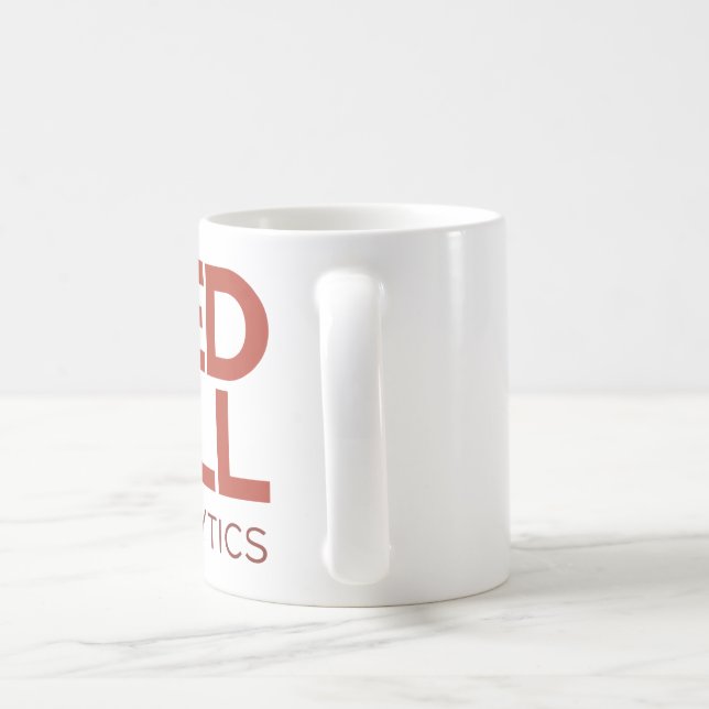 De Café Caneca vermelha da analítica do comprimido (Alça)