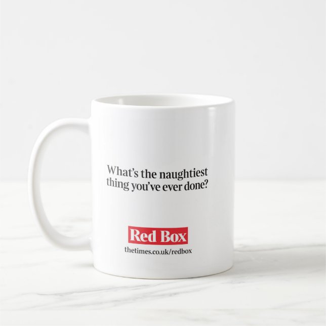 De Café Caneca vermelha da caixa - que é o mais (Esquerda)
