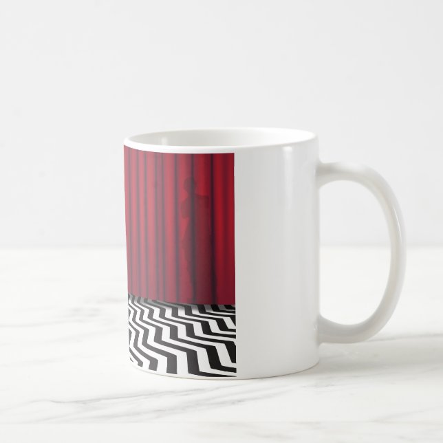De Café Caneca vermelha da sala do alojamento preto (Direita)