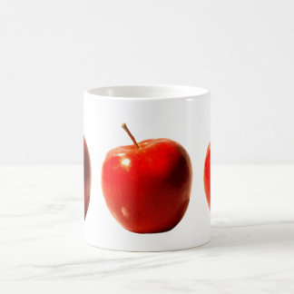 De Café Caneca vermelha das maçãs