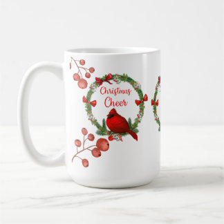De Café Caneca vermelha do elogio do cardeal e do Natal