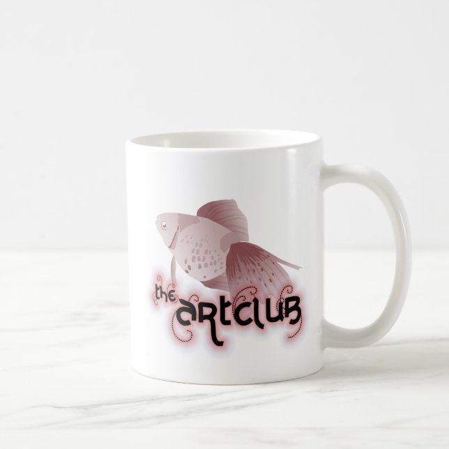 De Café Caneca vermelha do peixe dourado (Direita)