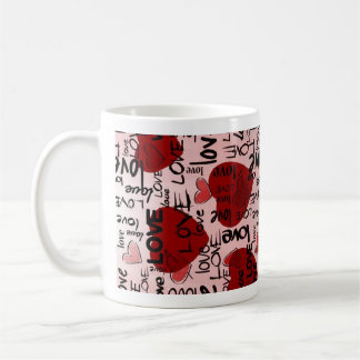 De Café Caneca Vermelha e Preta