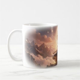 De Café Caneca Vestido Estrelado Pico Montanha Deusa Lua