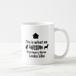De Café Caneca veterinária impressionante da enfermeira