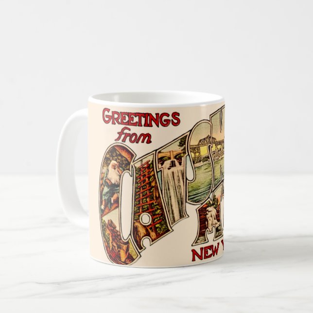 De Café Caneca Vintage Catskill Mtns (Frente Esquerda)